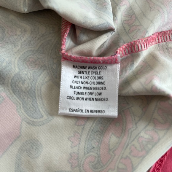 Charter Club Elegant Patterned 3/4 Sleeve Blouse Women’s Petite Small - Picture 9 of 14